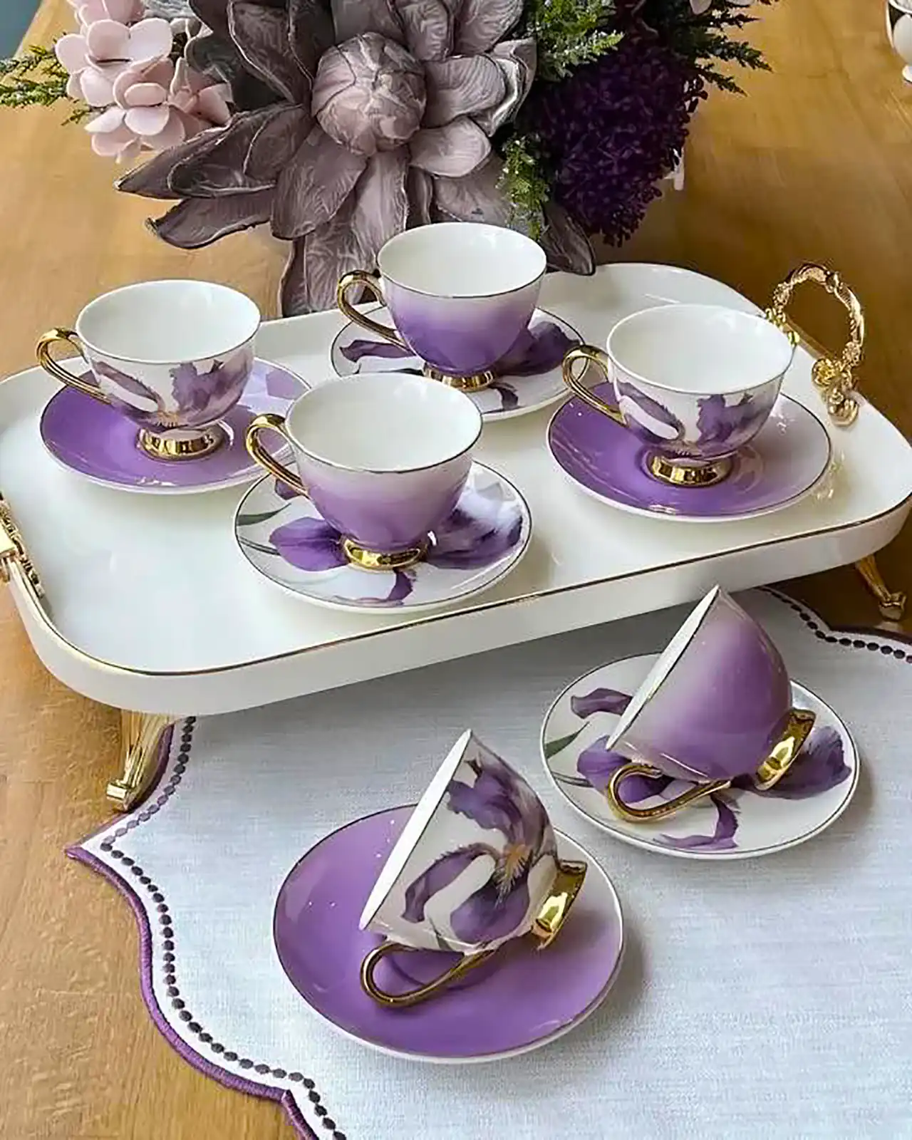 ست فنجان قهوه لوکس