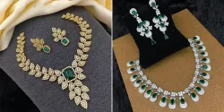ست جواهر نقره با نگین زمرد؛ ۱۵ عکس بی‌نظیر مناسب استایل‌های رسمی و روزمره