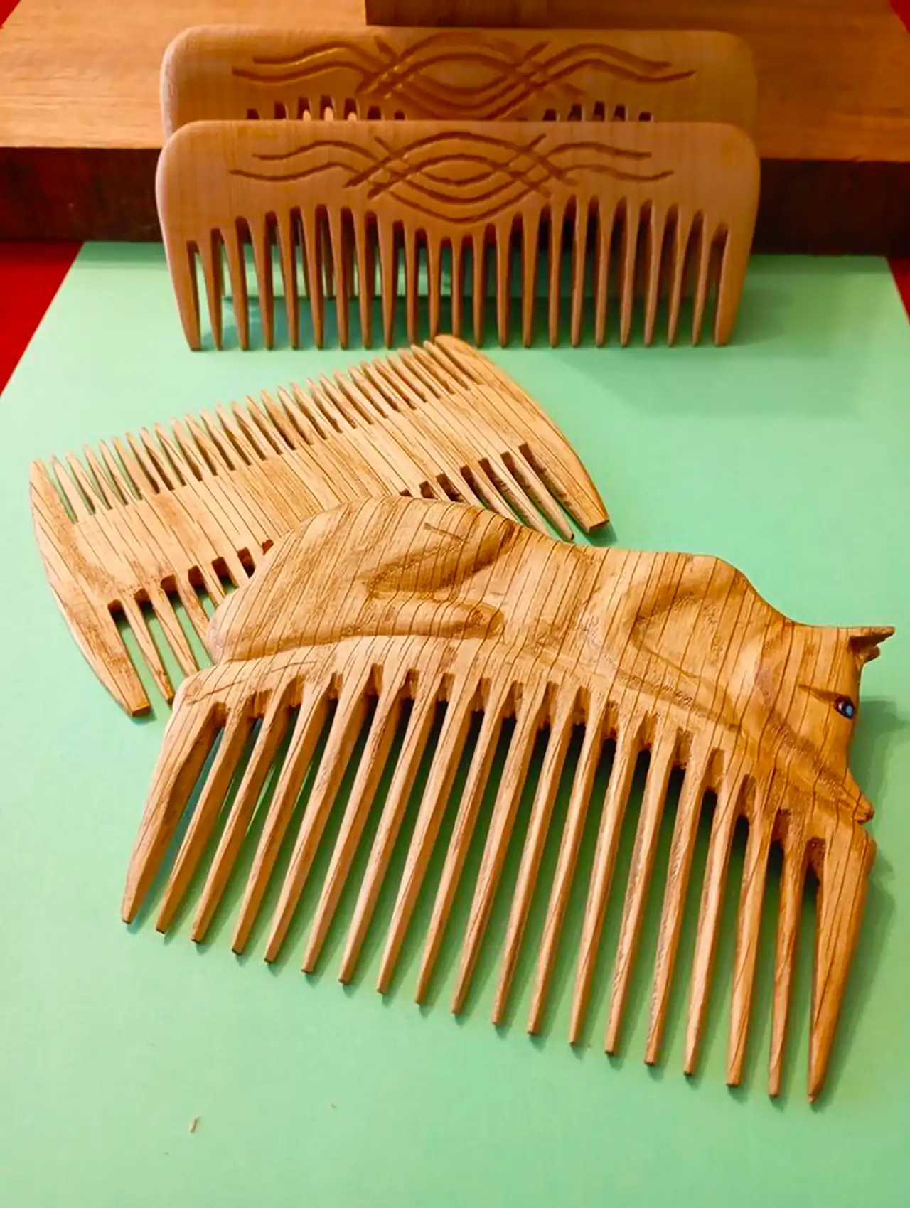 شانه چوبی مدرن