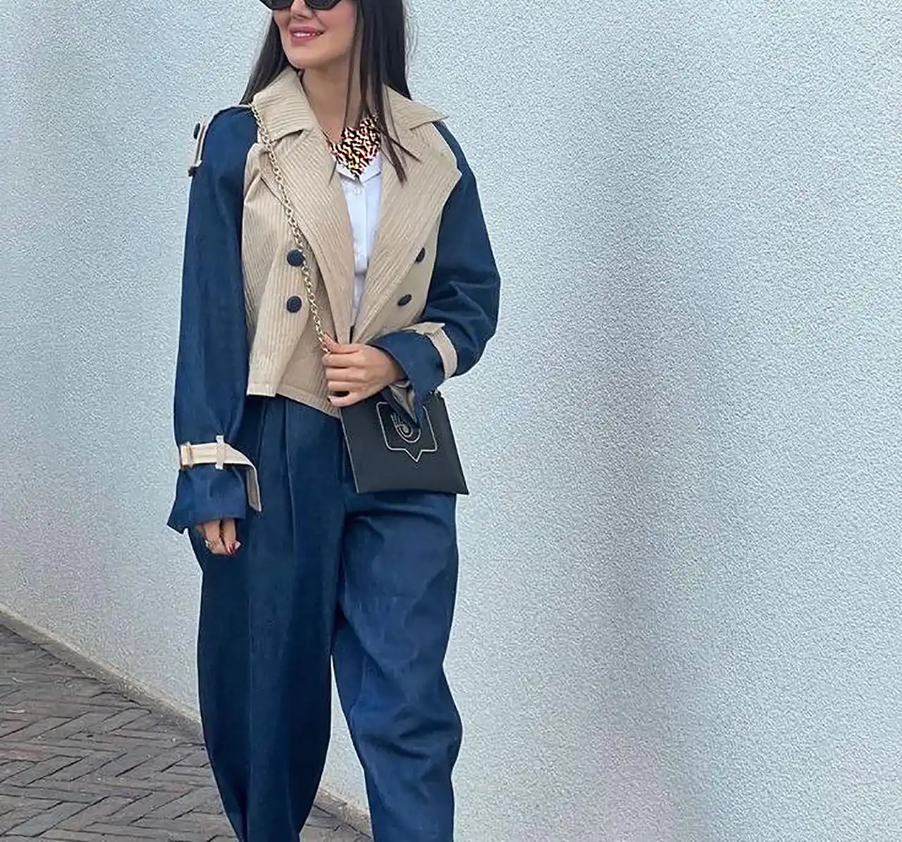 استایل زنانه با ترنچ کت