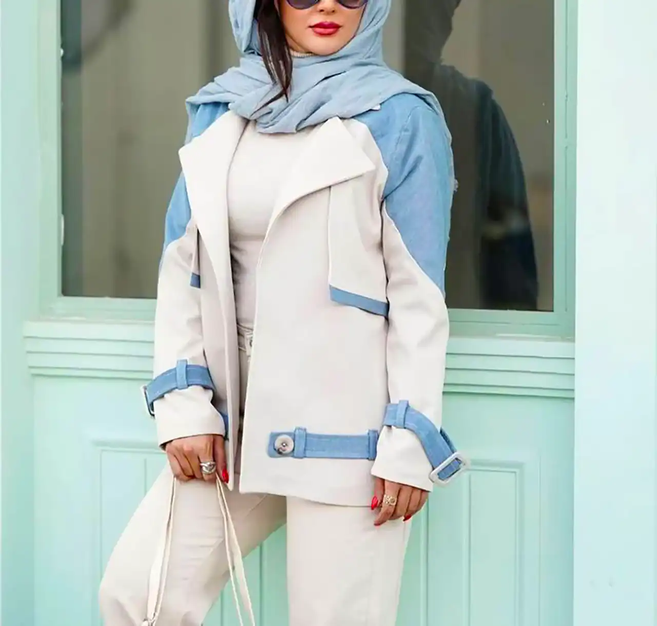 استایل زنانه با ترنچ کت