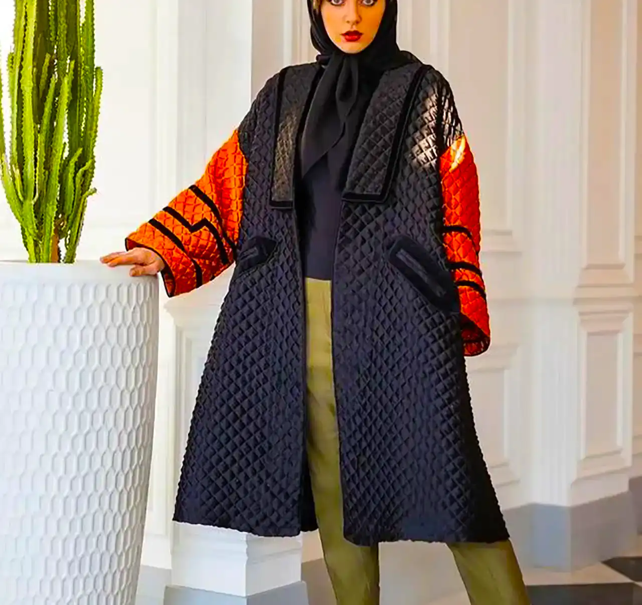 تیپ پاییزی شیک زنونه