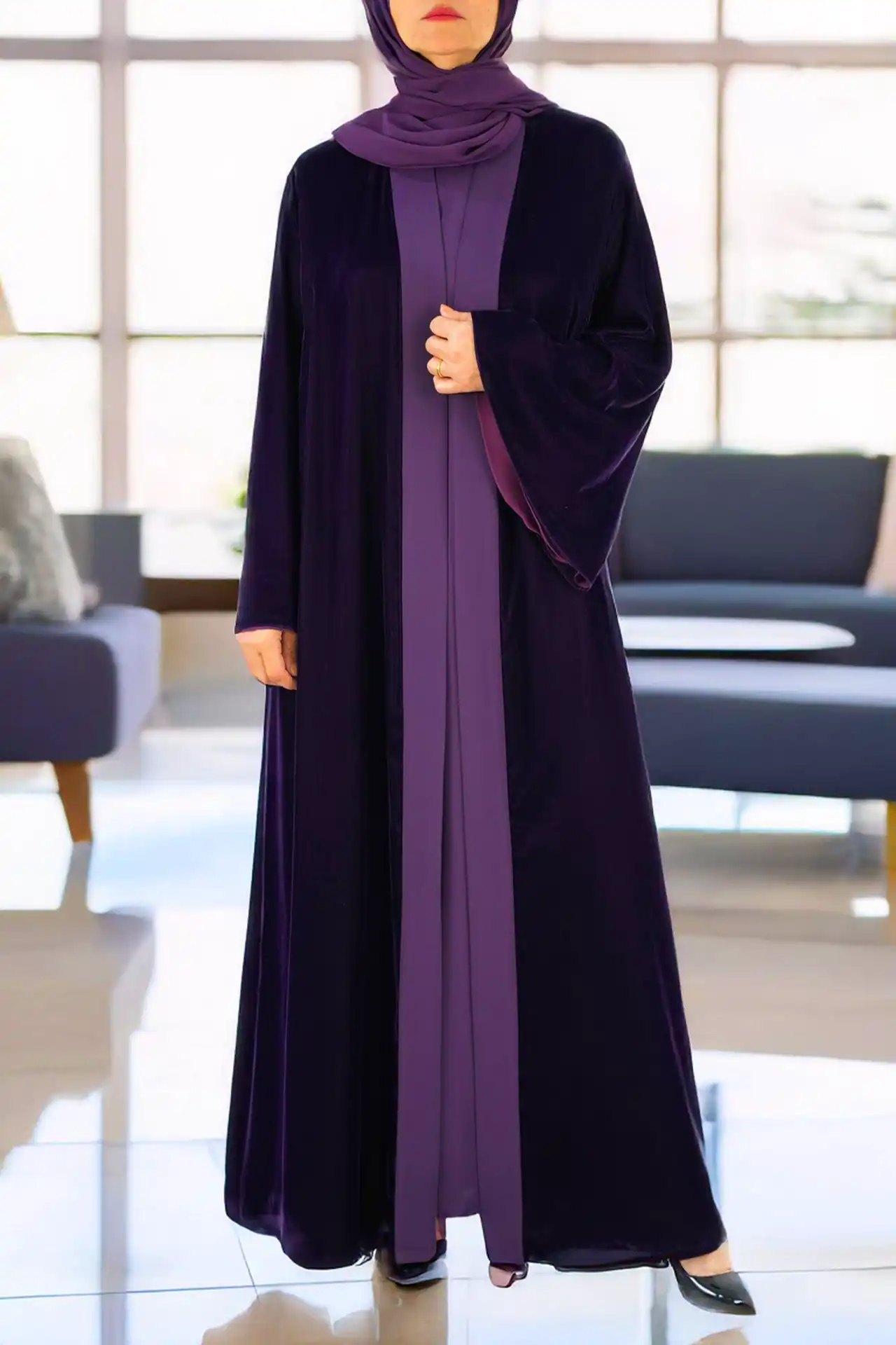 عبا مشکی شیک زنانه
