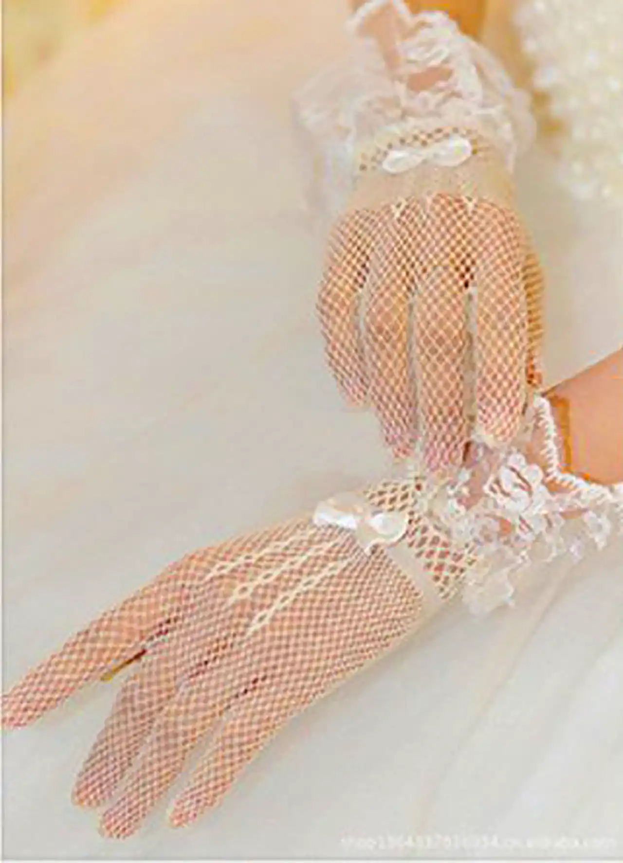 دستکش توری عروس