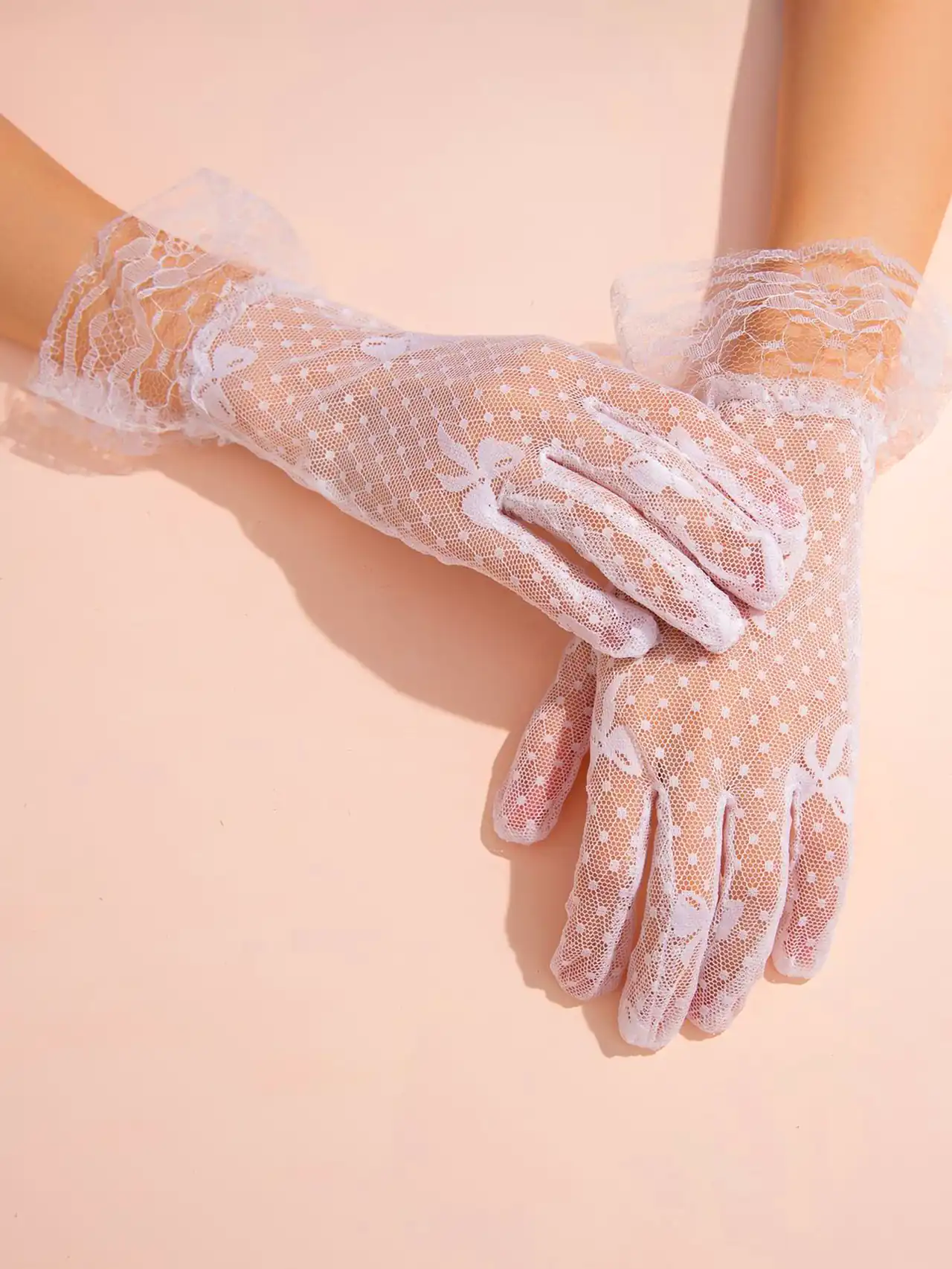 دستکش توری عروس