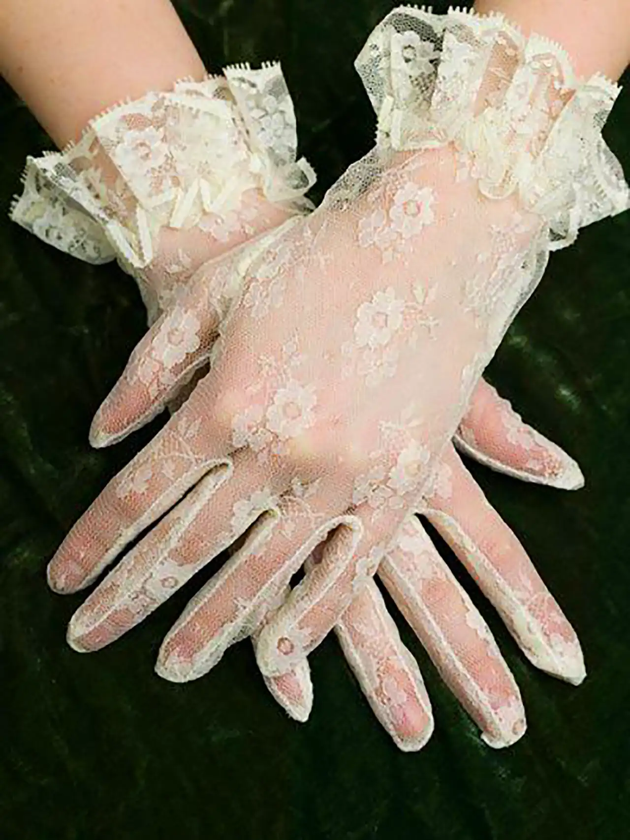 دستکش توری عروس