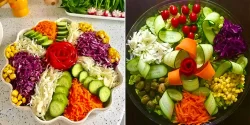 دیزاین سالاد کاهو؛ ۱۵ عکس جذاب ایدههای خاص و ساده برای میز پذیرایی