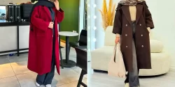 استایل زنانه با پالتو بلند کلاسیک؛ ۱۵ مدل مدرن برای خانم‌های خوش‌پوش و بااصالت