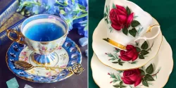 فنجان نعلبکی ست کلاسیک؛ ۱۵ عکس چشم‌گیر از ست‌های شیک مناسب میز چای‌خوری