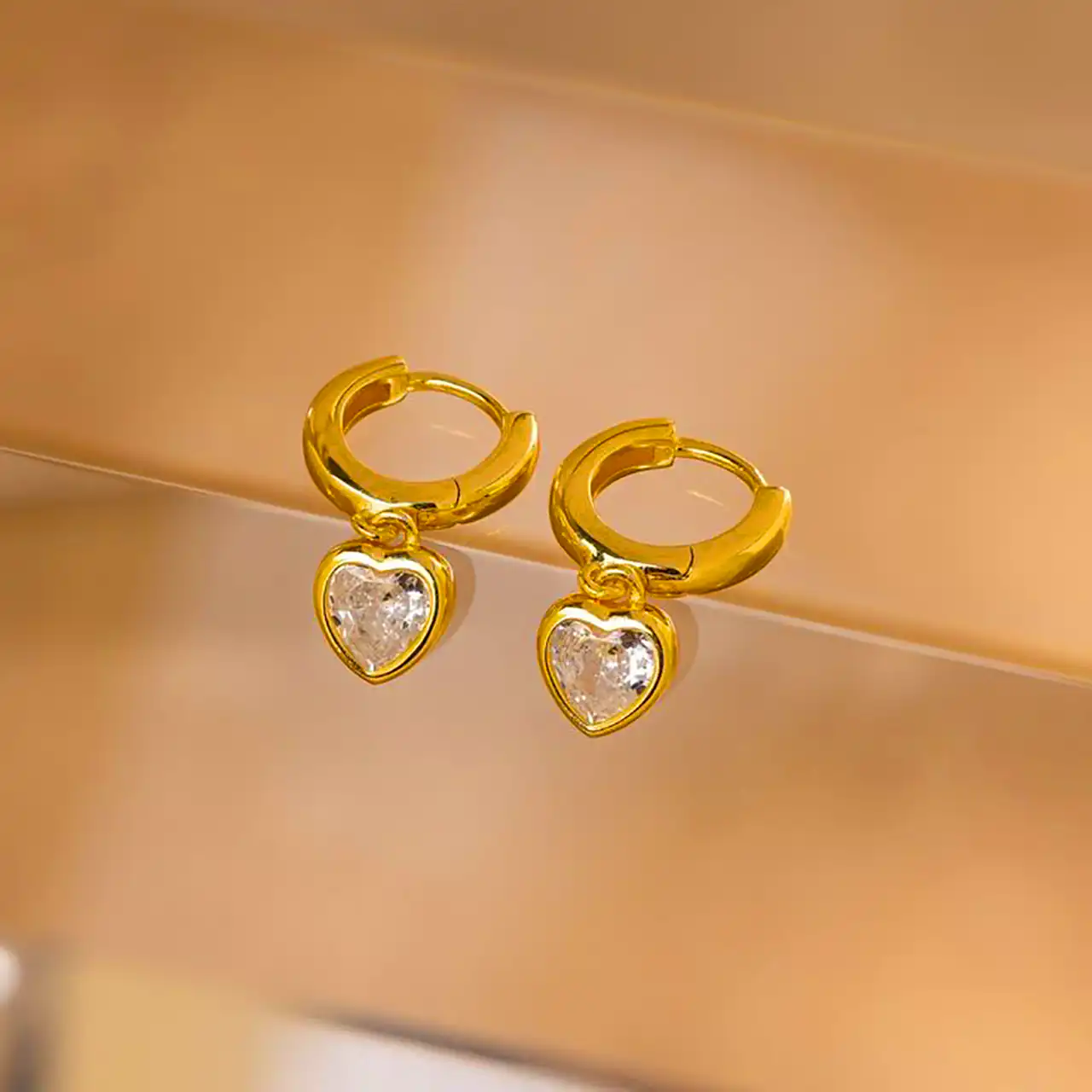 گوشواره قلبی آویز