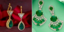 گوشواره وینتیج زمردی؛ ۱۵ مدل خیره‌کننده برای درخشش مجلسی و ظاهر فوق‌العاده زنانه