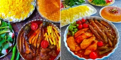 ایده سرو خورشت بادمجان؛ ۱۵ مدل شیک و چشم‌نواز برای میزهای مجلسی ایرانی