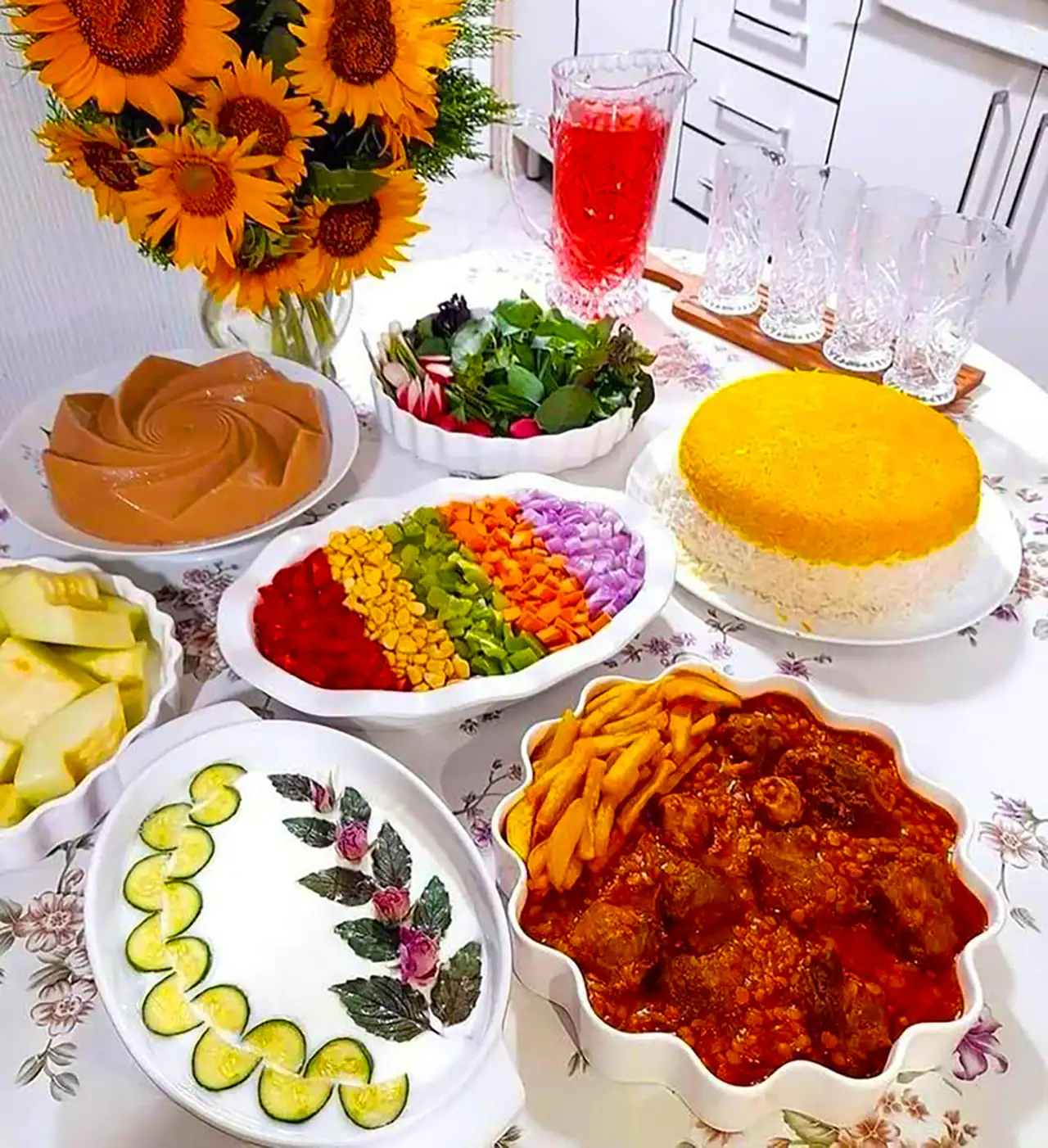 ایده سرو خورشت بادمجان