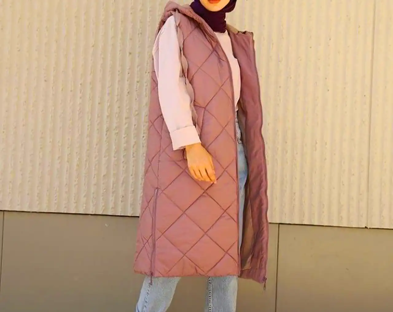 کاپشن پافر بلند جدید