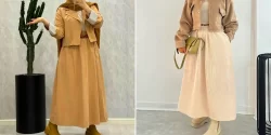 کت دامن زمستانی شیک؛ ۱۵ عکس الهام‌گرفته از برندهای مدروز برای استایل گرم و خاص
