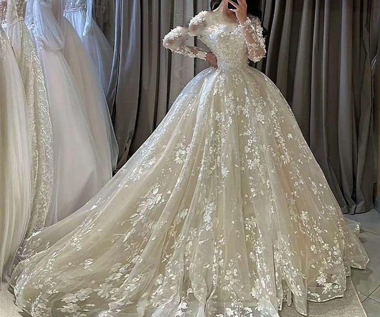 لباس عروس محجبه شیک