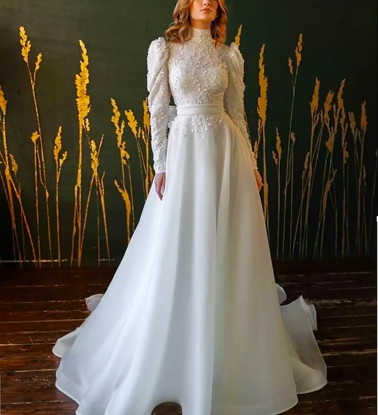 لباس عروس محجبه شیک