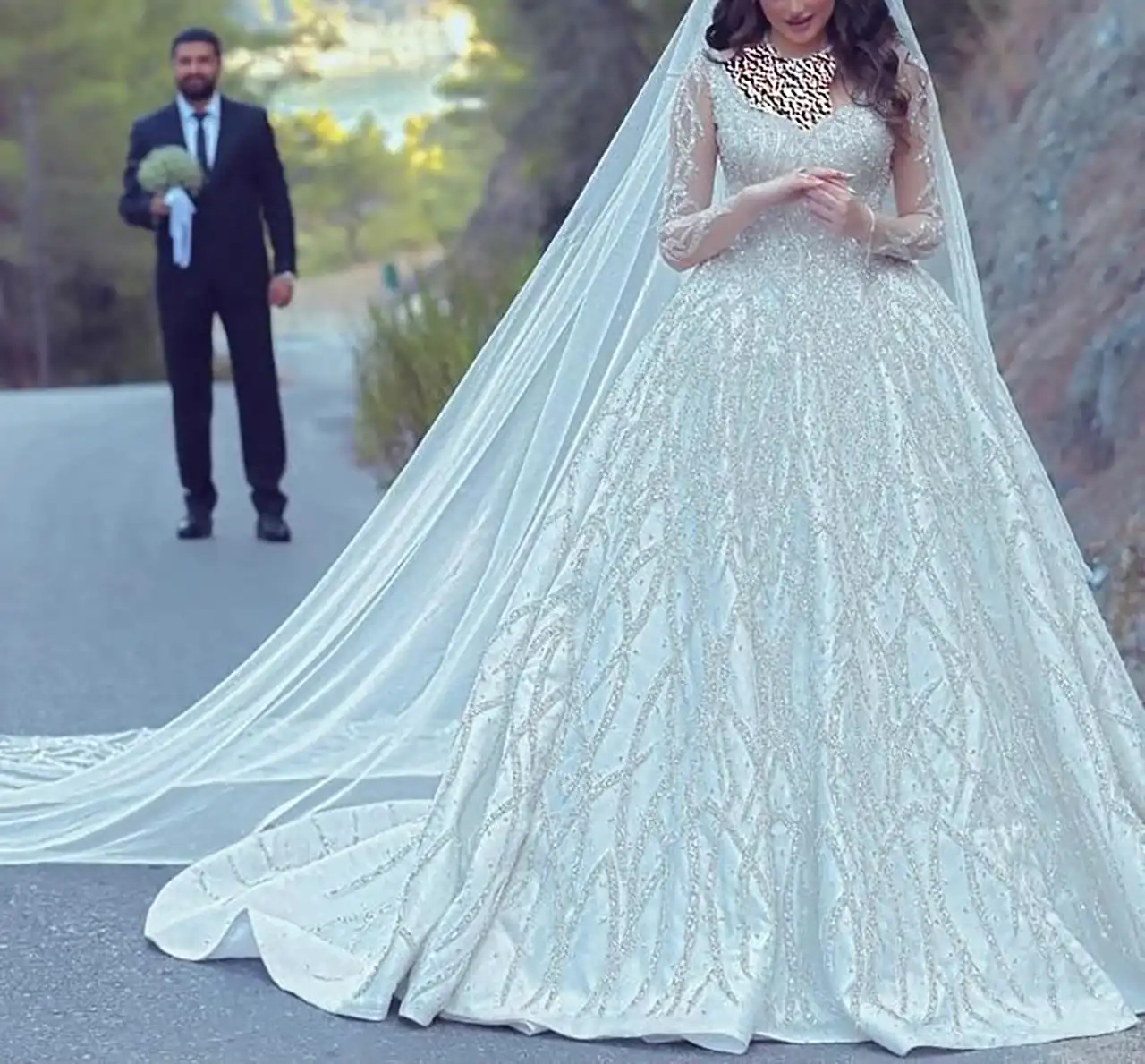 لباس عروس مینیمال شیک