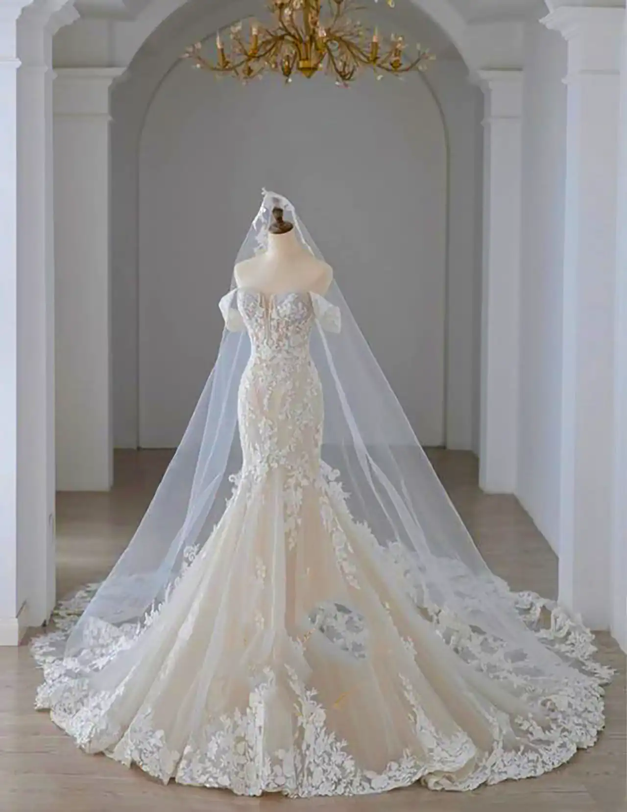 لباس عروس مدل ماهی