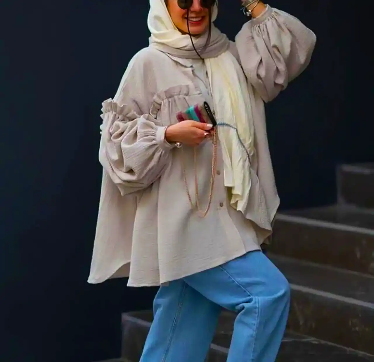 مانتو کوتاه ساده و شیک