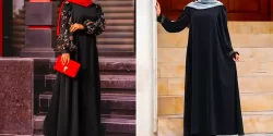 مانتو محجبه مشکی شیک؛ ۱۵ مدل خاص و جذاب برای استایل رسمی بانوان