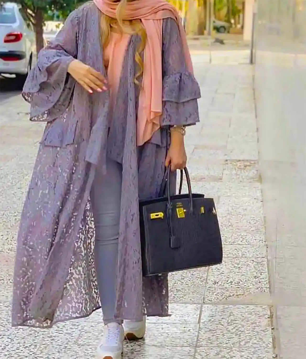مانتو طوسی زنانه