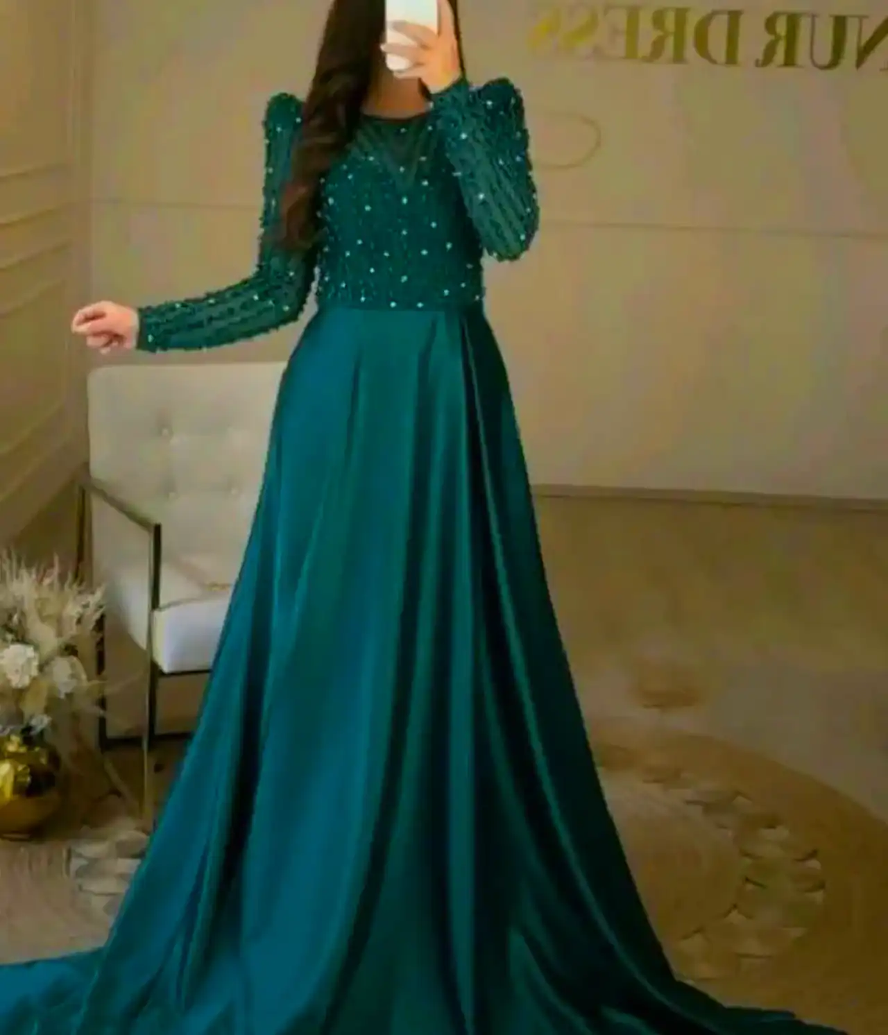ماکسی مجلسی پوشیده