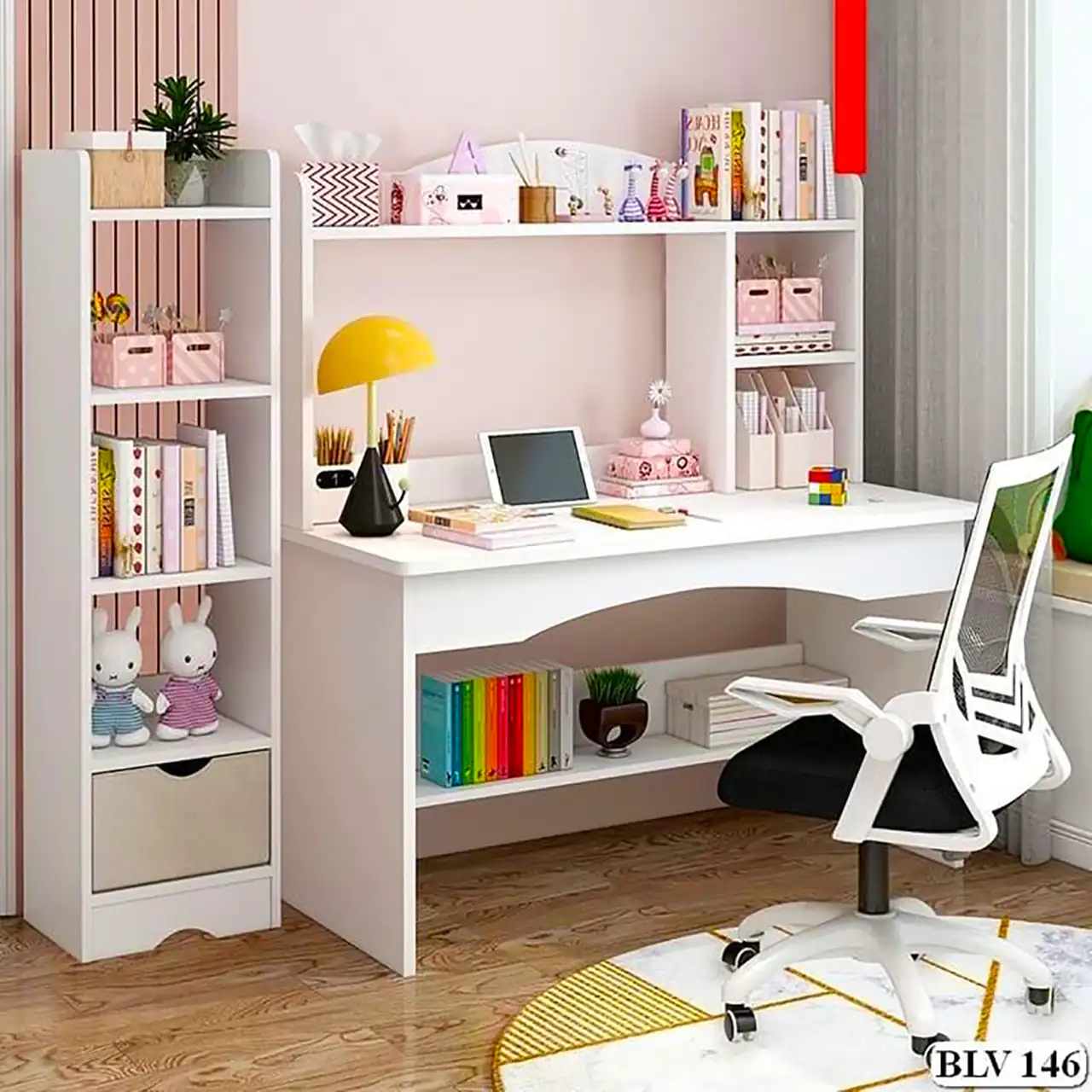 میز تحریر کتابخونه دار