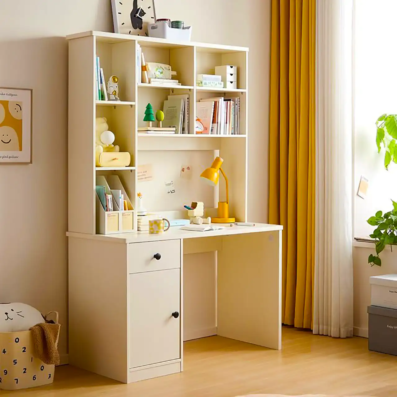 میز تحریر کتابخونه دار