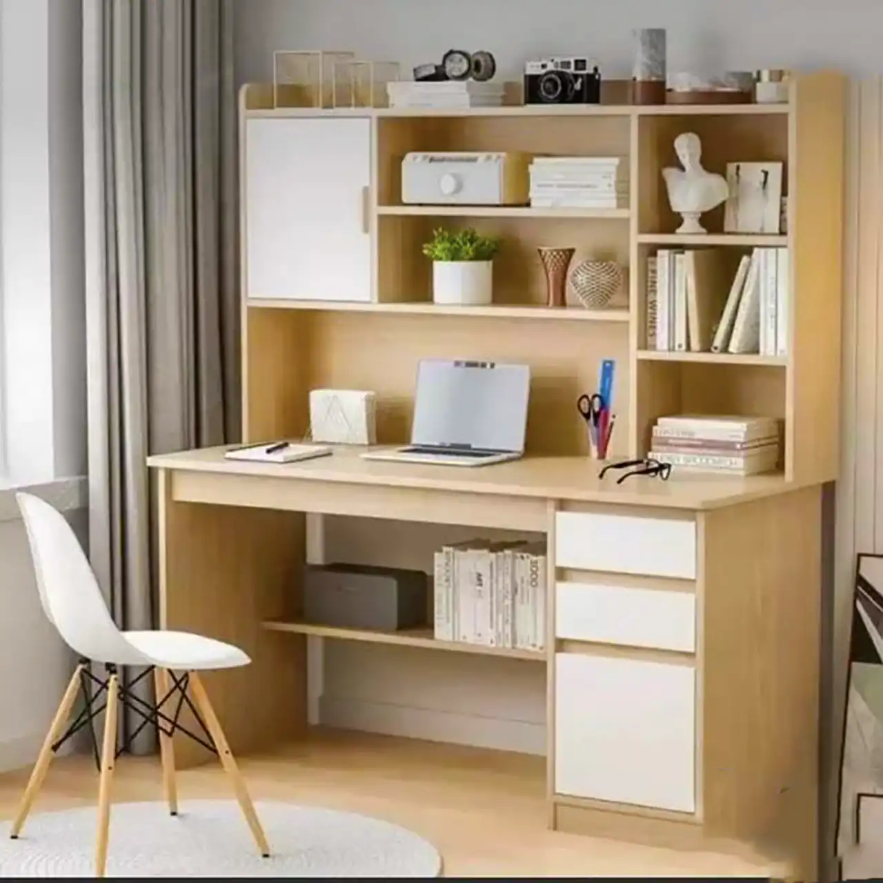 میز تحریر کتابخونه دار
