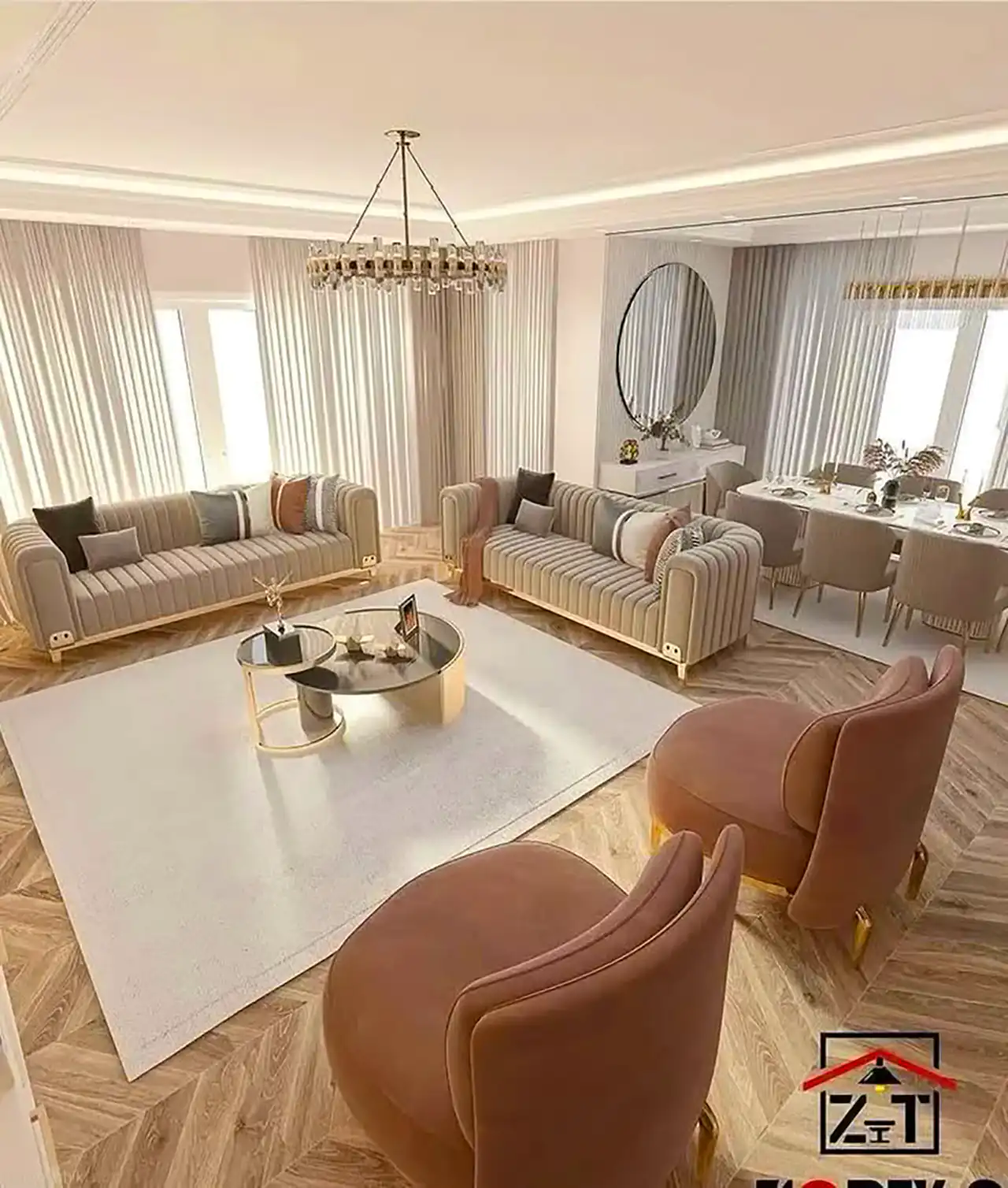 مبلمان مدرن شیک