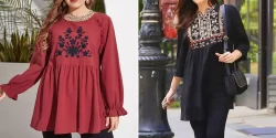 پیراهن کتان گلدوزی زنانه؛ ۱۵ مدل زنانه جذاب برای تیپ‌های سنتی و مدرن