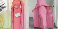پیراهن صورتی ملایم زنانه؛ ۱۵ ایده ست جذاب و جدید برای دختران جوان باسلیقه و خاص