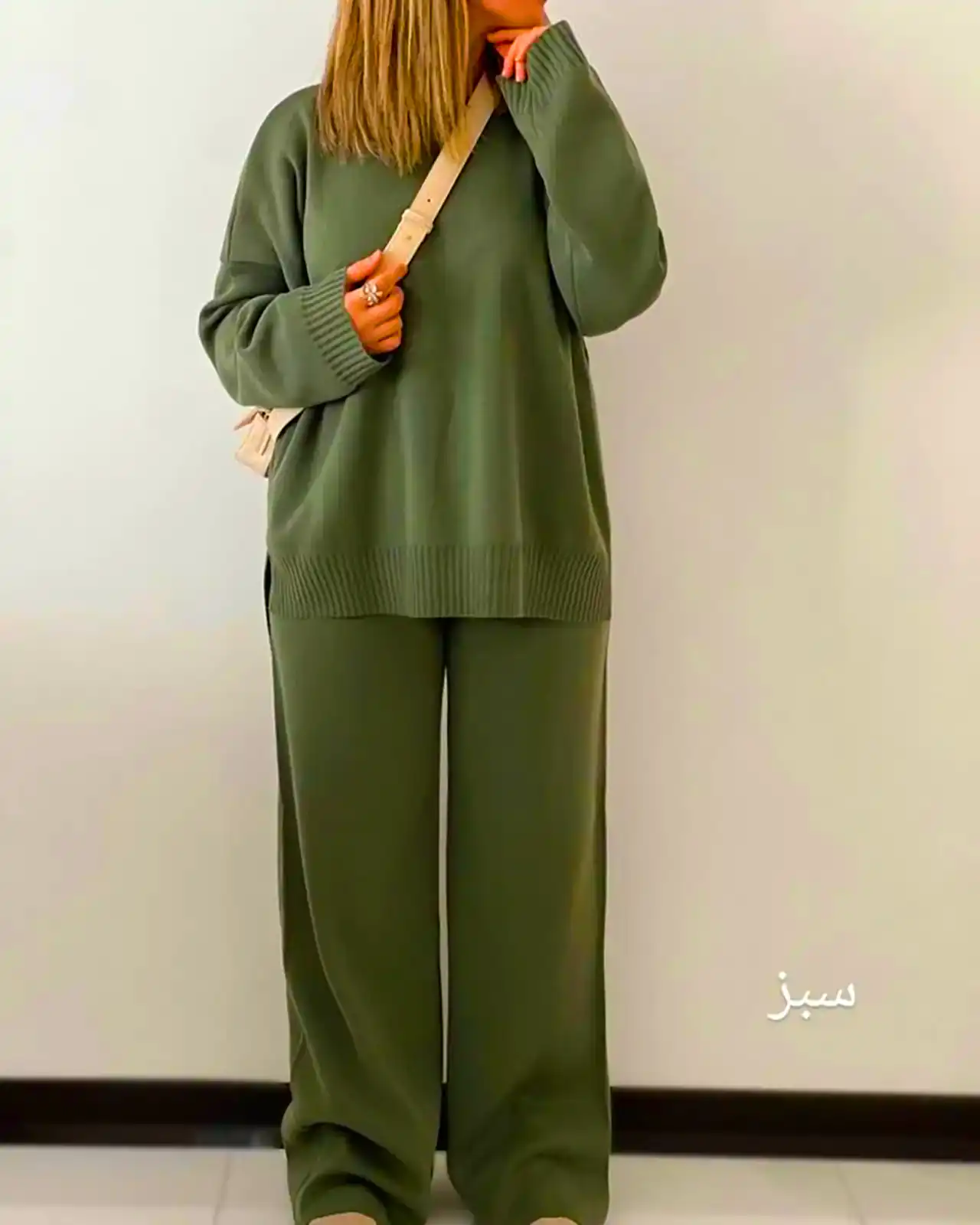 ست بلوز بافت ساده