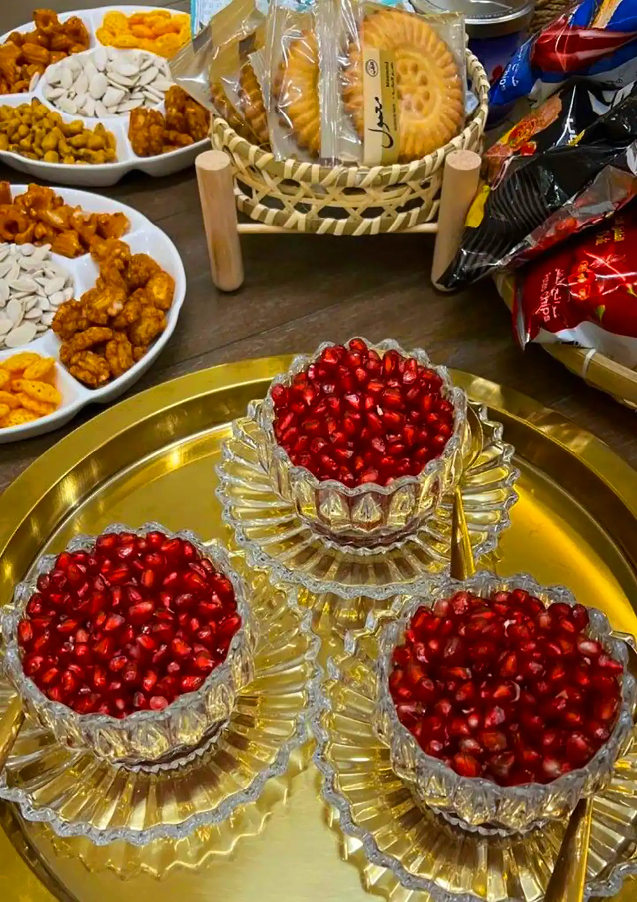 سینی دکوری برای میز وسط
