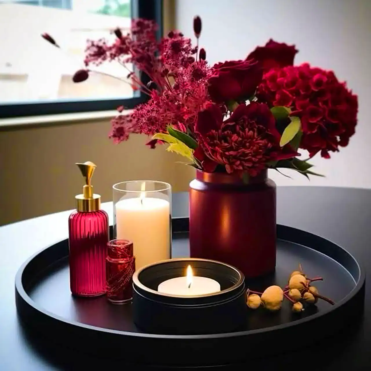 سینی دکوری برای میز وسط