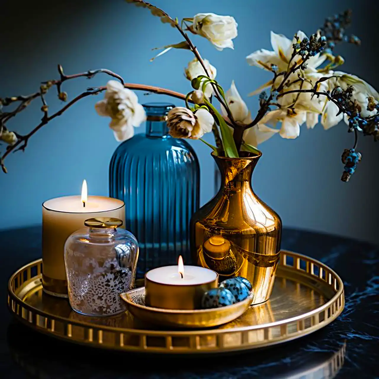 سینی دکوری برای میز وسط