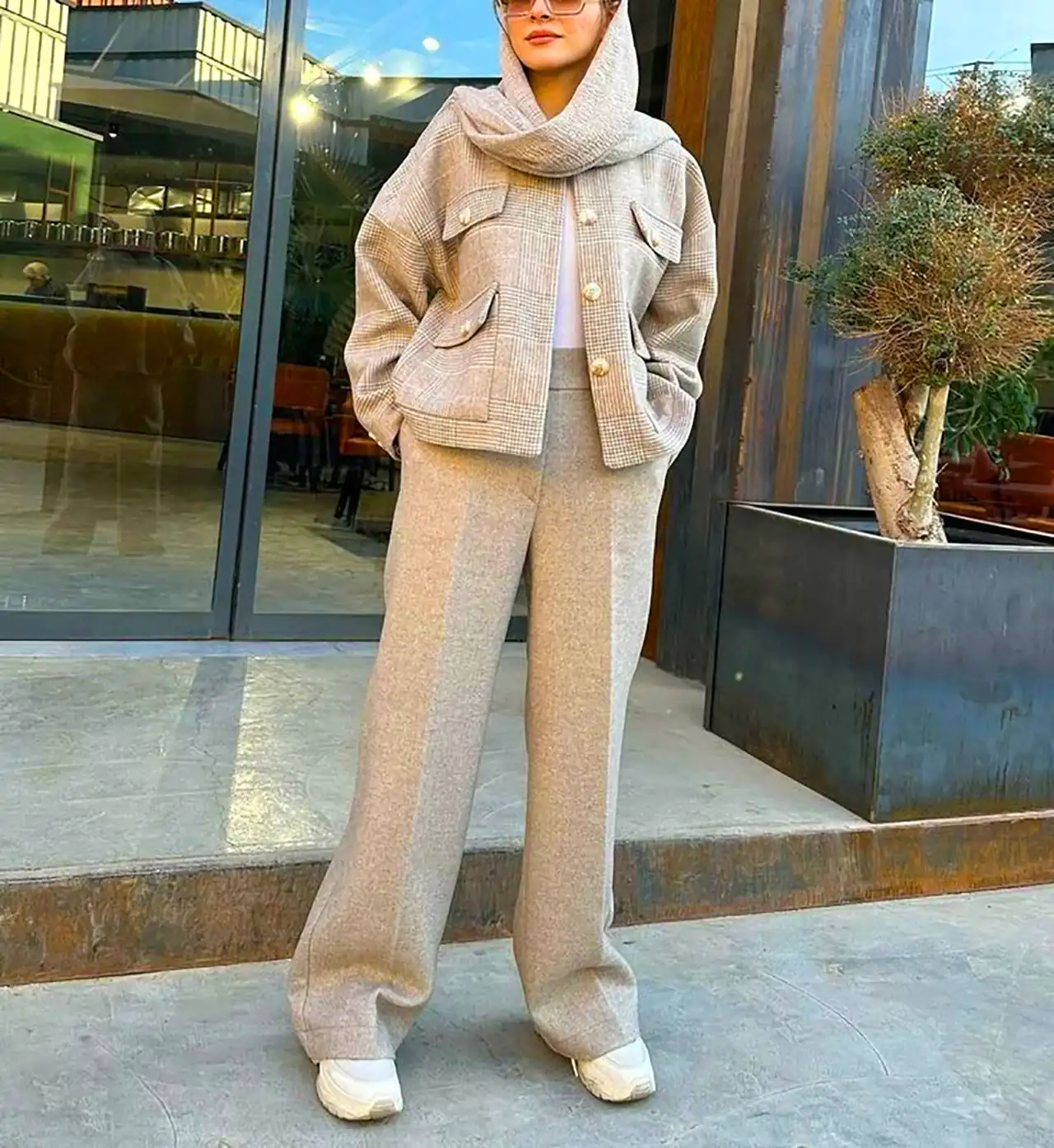 استایل کلاسیک زمستانی زنانه