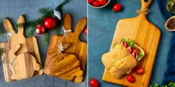 تخته سرو چوب راش؛ ۱۵ مدل خاص و زیبا برای دکور میز پذیرایی شیک
