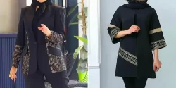 تیپ زنانه با مانتو مشکی؛ ۱۵ ایده شیک برای جذابیت در پاییز و زمستان