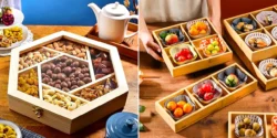 باکس چند خانه تنقلات؛ ۱۵ مدل کاربردی و دوست داشتنی برای نظم میز مهمانی