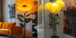 چراغ خواب ایستاده گل؛ ۱۵ ایده جذاب برای روشنایی دلنشین در فضای داخلی خانه