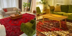 فرش شیک برای پذیرایی؛ ۱۵ عکس متنوع زیبا برای انتخاب بهترین فرش مناسب پذیرایی