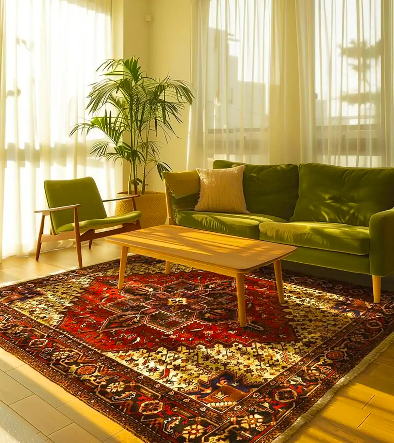 فرش شیک برای پذیرایی