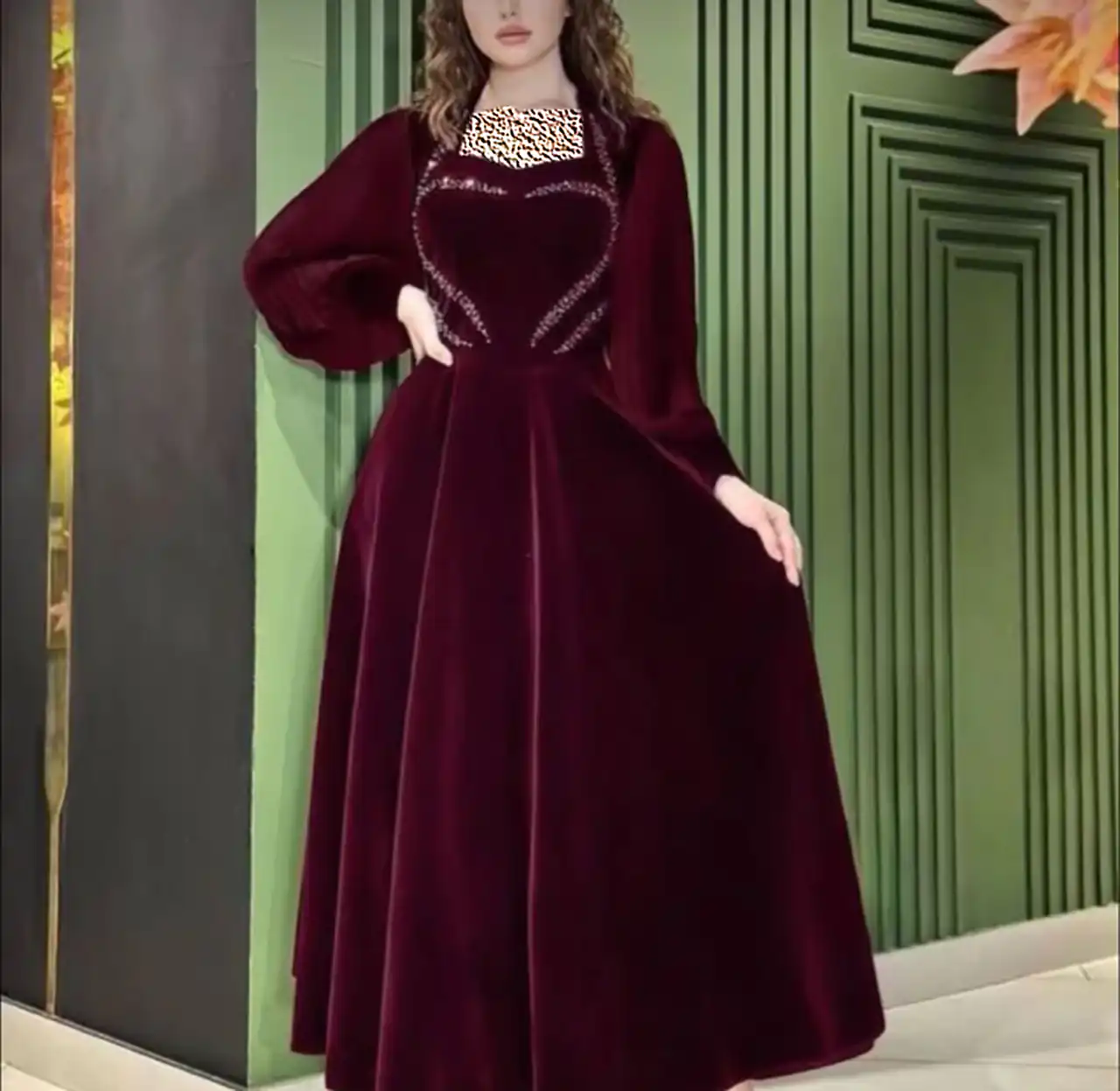 کفتان مخمل شکیل زمستانی