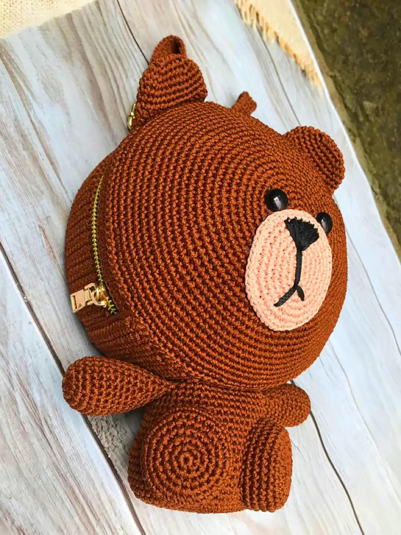 کیف دوشی خرسی دخترانه