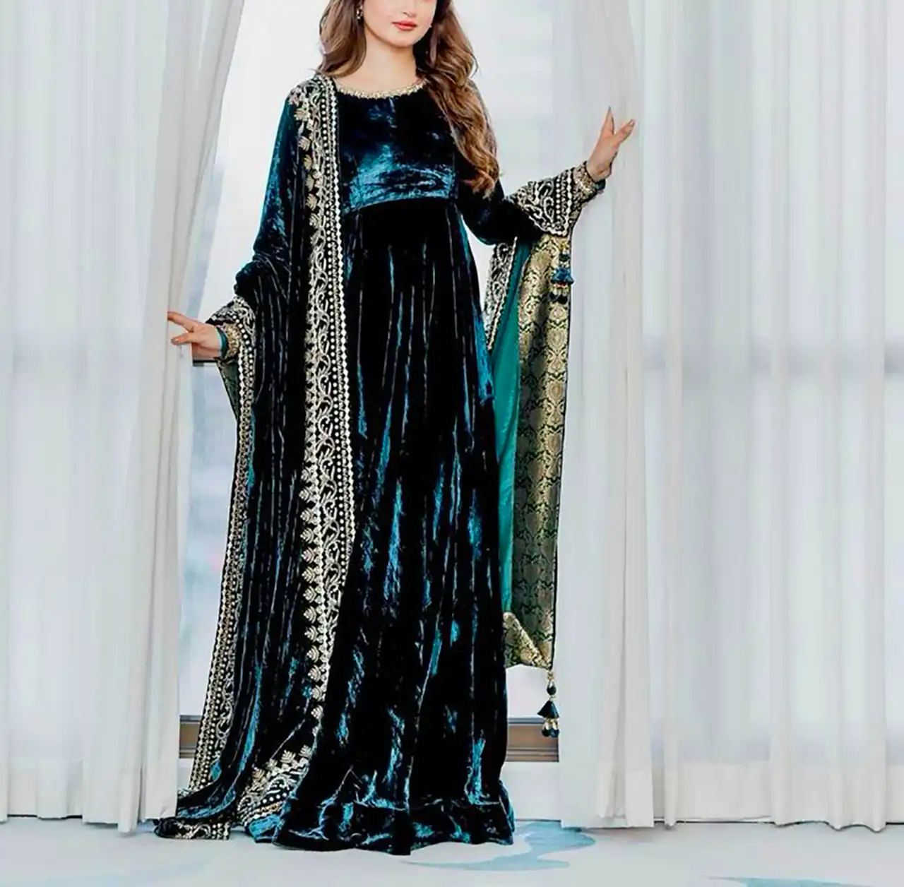 لباس هندی شیک زنانه