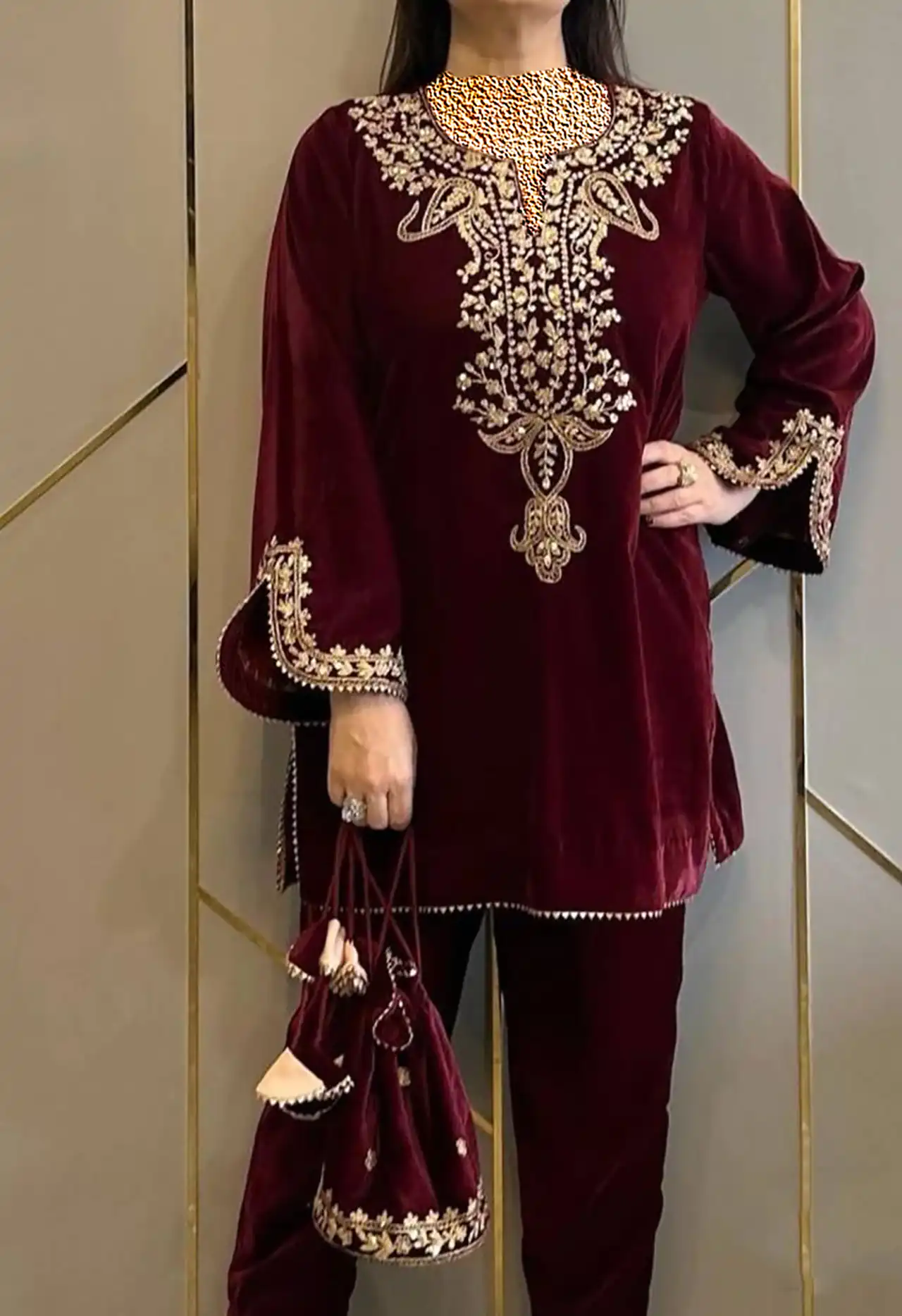 لباس هندی شیک زنانه