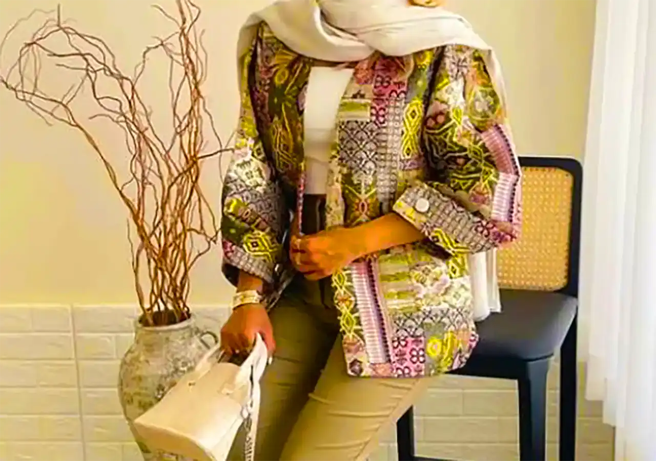 مانتو کتی جدید سوزن دوزی