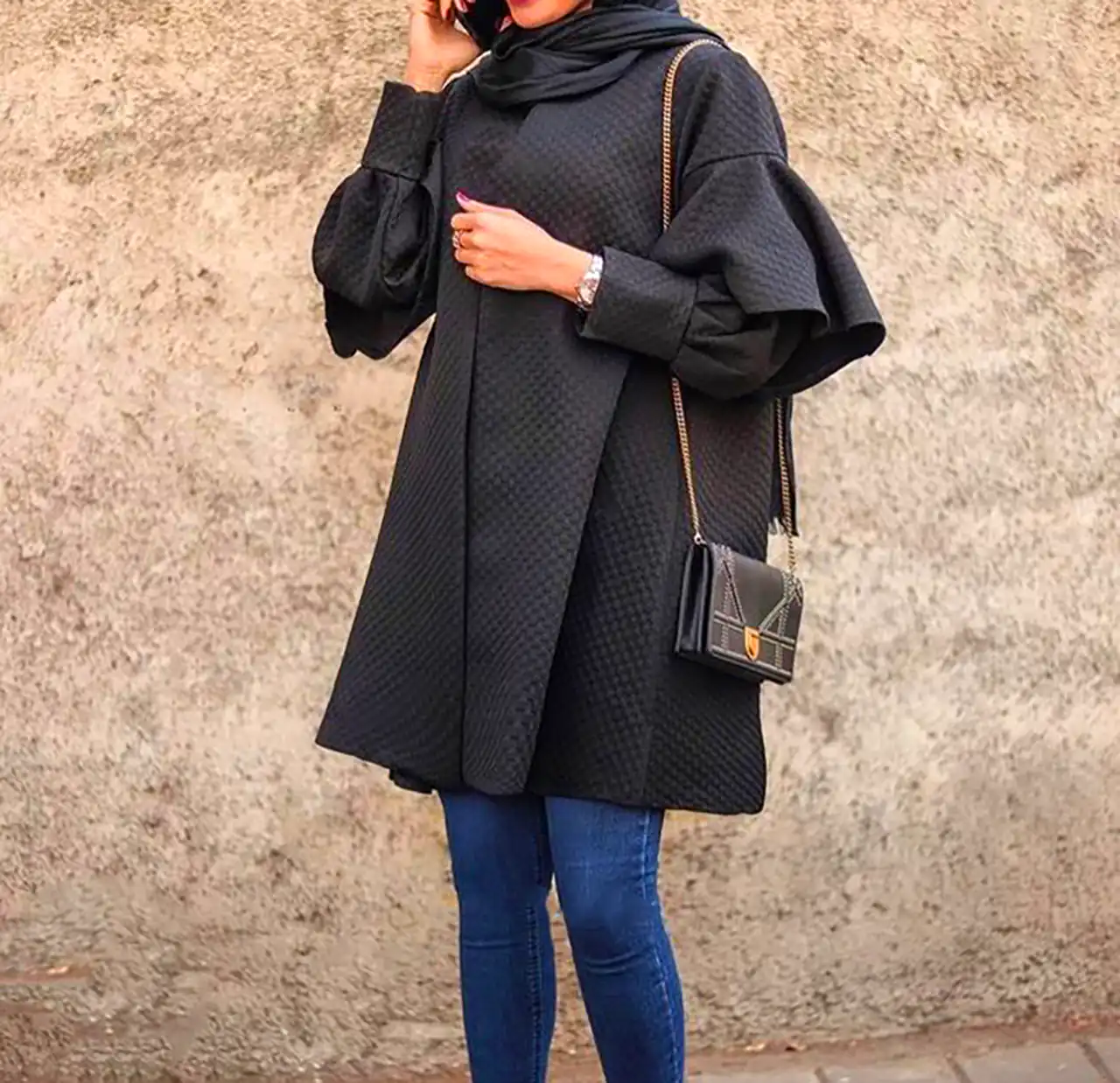 مانتو شیک و خاص مشکی